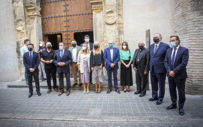 Las consejeras de Fomento y Cultura supervisan el proyecto de restauración de la iglesia de San Andrés de Granada